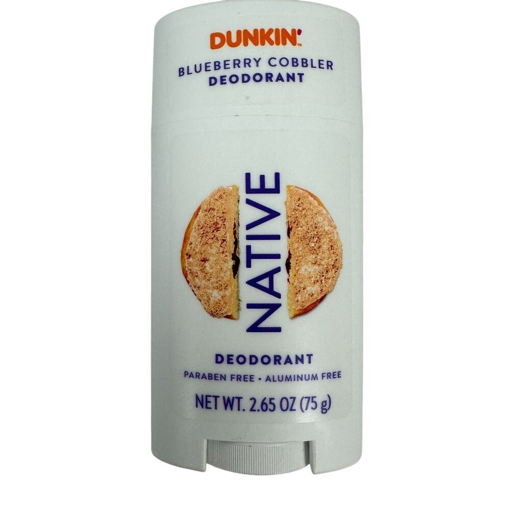 Native Dunkin Blueberry Cobbler Scented Deodorant Paraben & Aluminum Free 2.65Oz